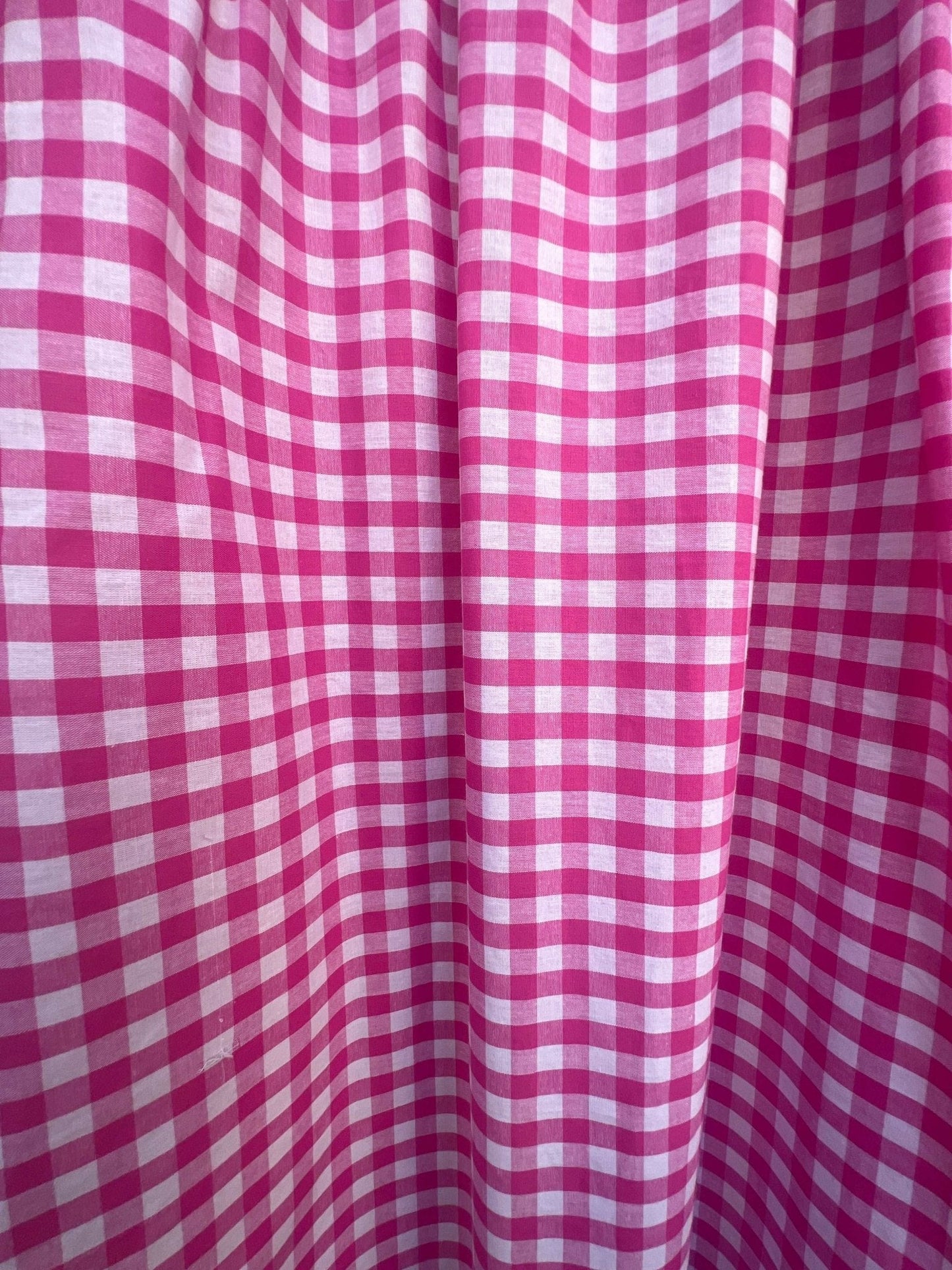 Kay Dress in Pink Gingham Cotton - Hanova Studio
