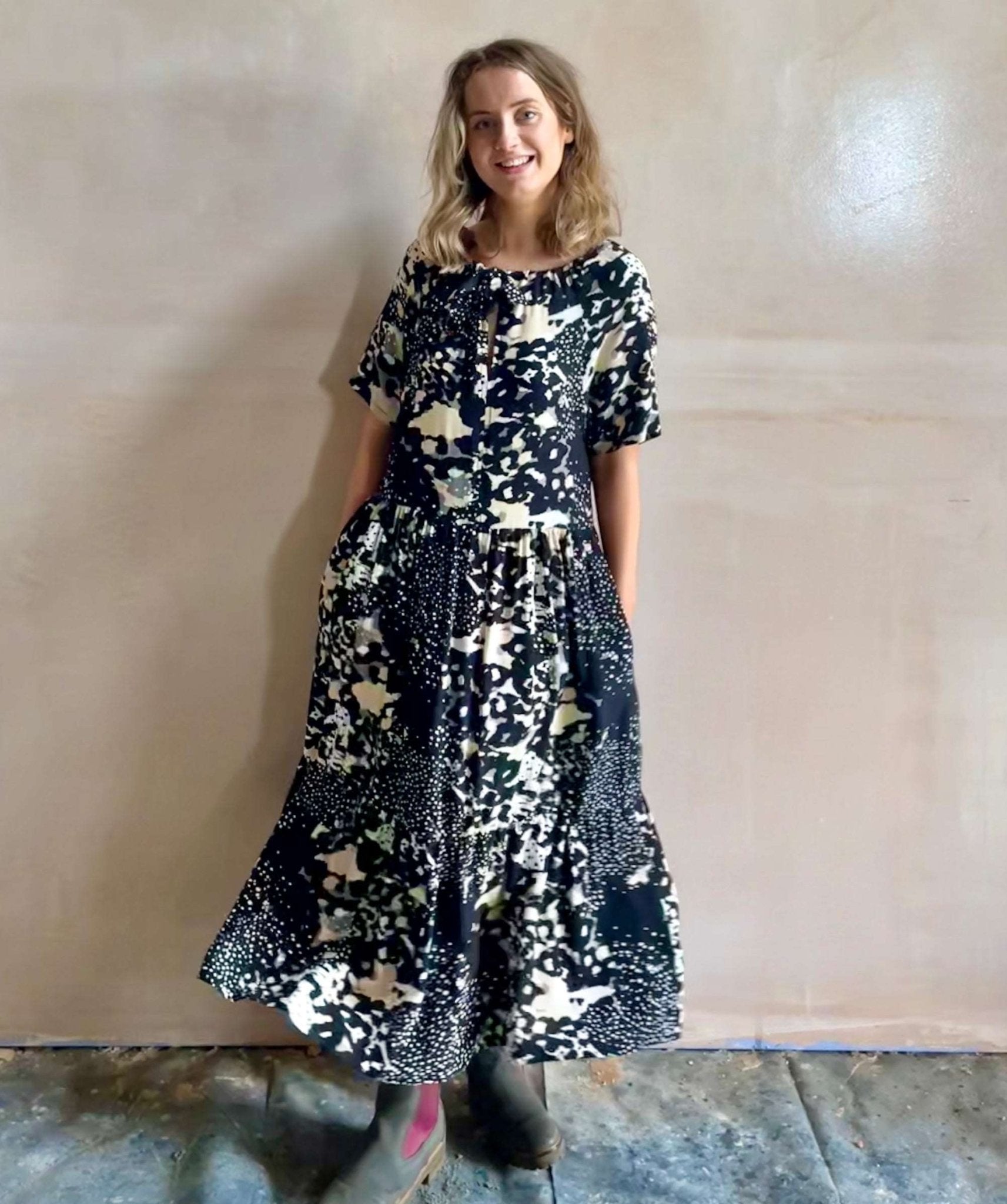 Nova Gown in Mink - Hanova Studio