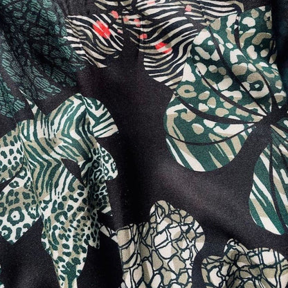 Leopard Leaf fabric - Hanova Studio