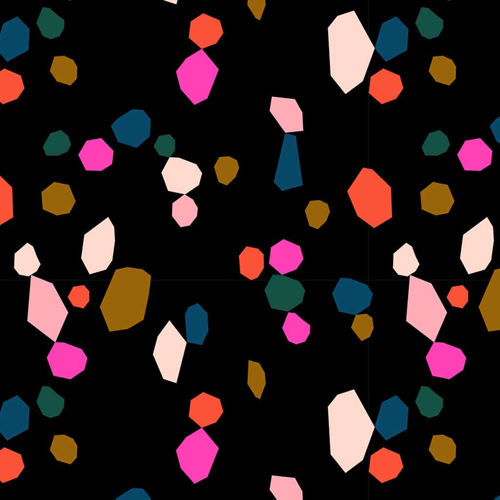 Bejewelled bright print fabric - Hanova Studio