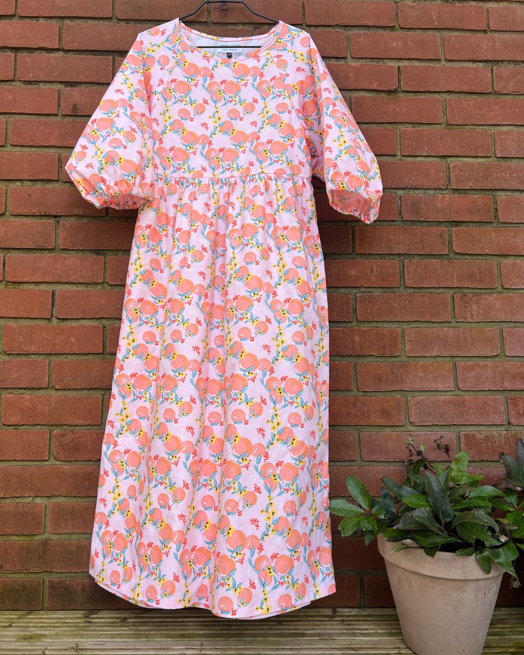 Kay Dress in Fruity Cotton - Hanova Studio