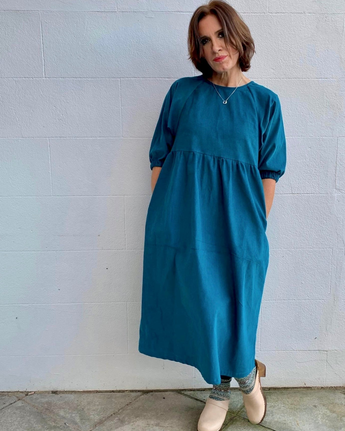 Kay Dress in Needlecords - Hanova Studio