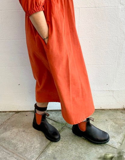 Kay Dress in Needlecords - Hanova Studio