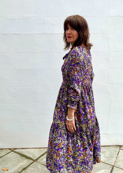 Nova Gown in Floral Bloom - Hanova Studio